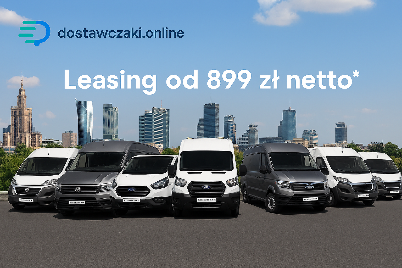 Leasing od 899 zł netto – flota samochodów dostawczych